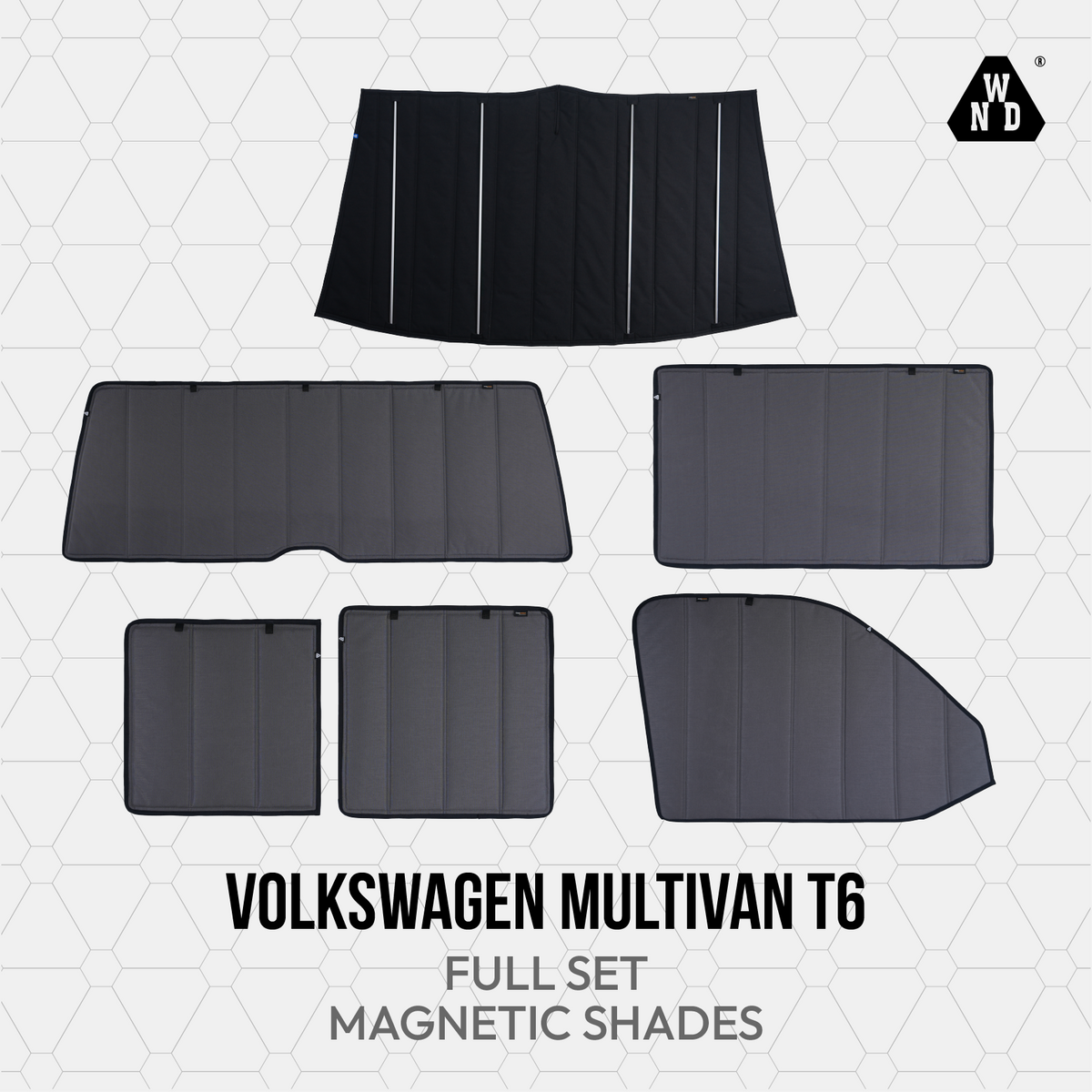 Volkswagen Multivan T5/T6 Magnetic Window Shades