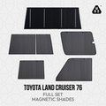 Toyota Land Cruiser LC76 Magnetic Window Shades