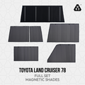Toyota Land Cruiser LC78 Magnetic Window Shades