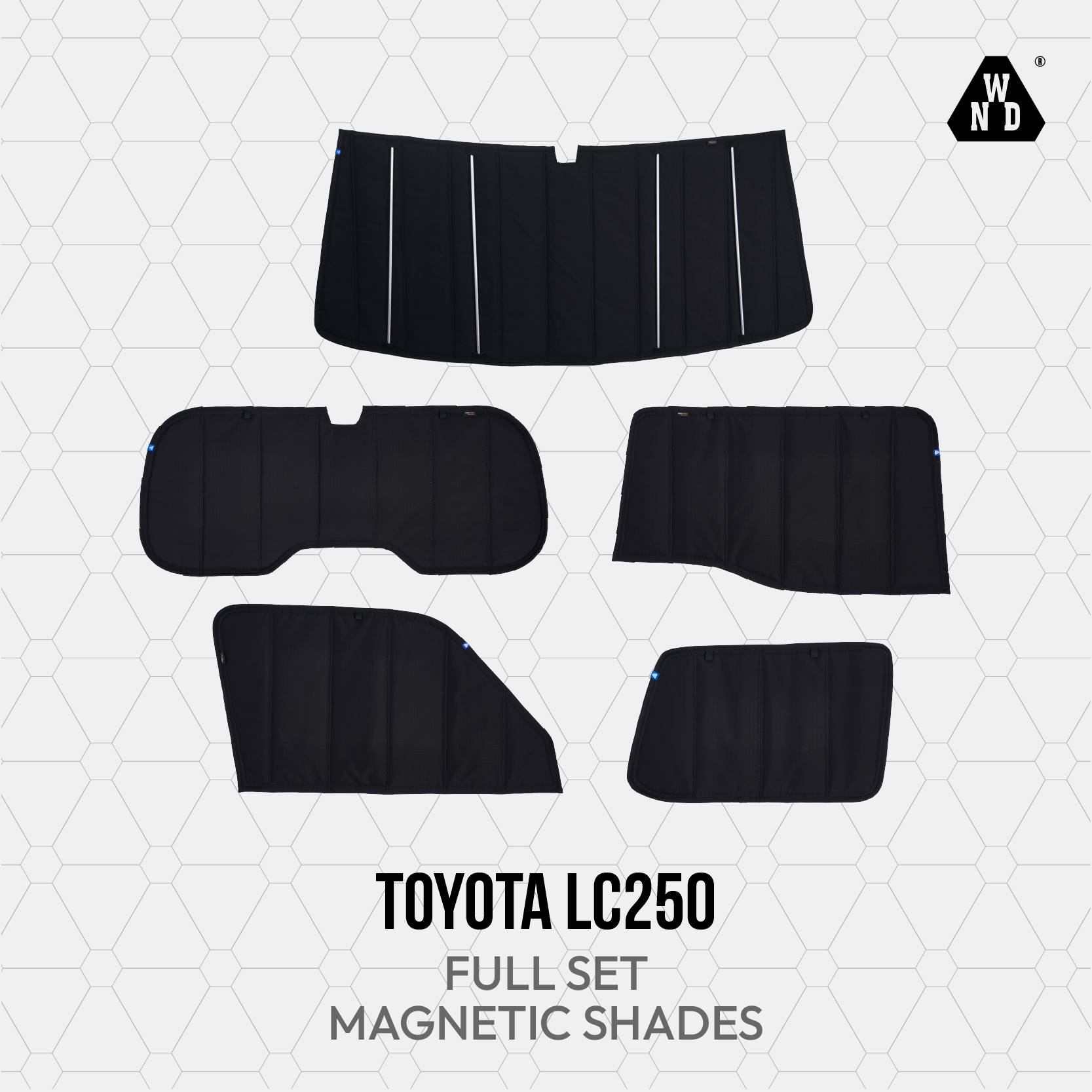 Lexus GX550 Magnetic Window Shades