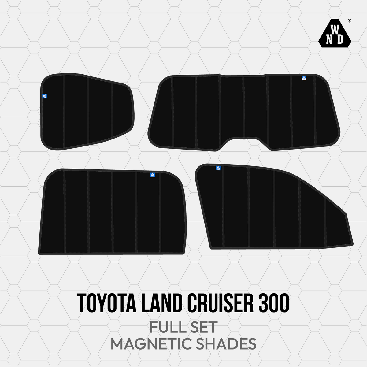 Toyota Land Cruiser LC300 Window Shades
