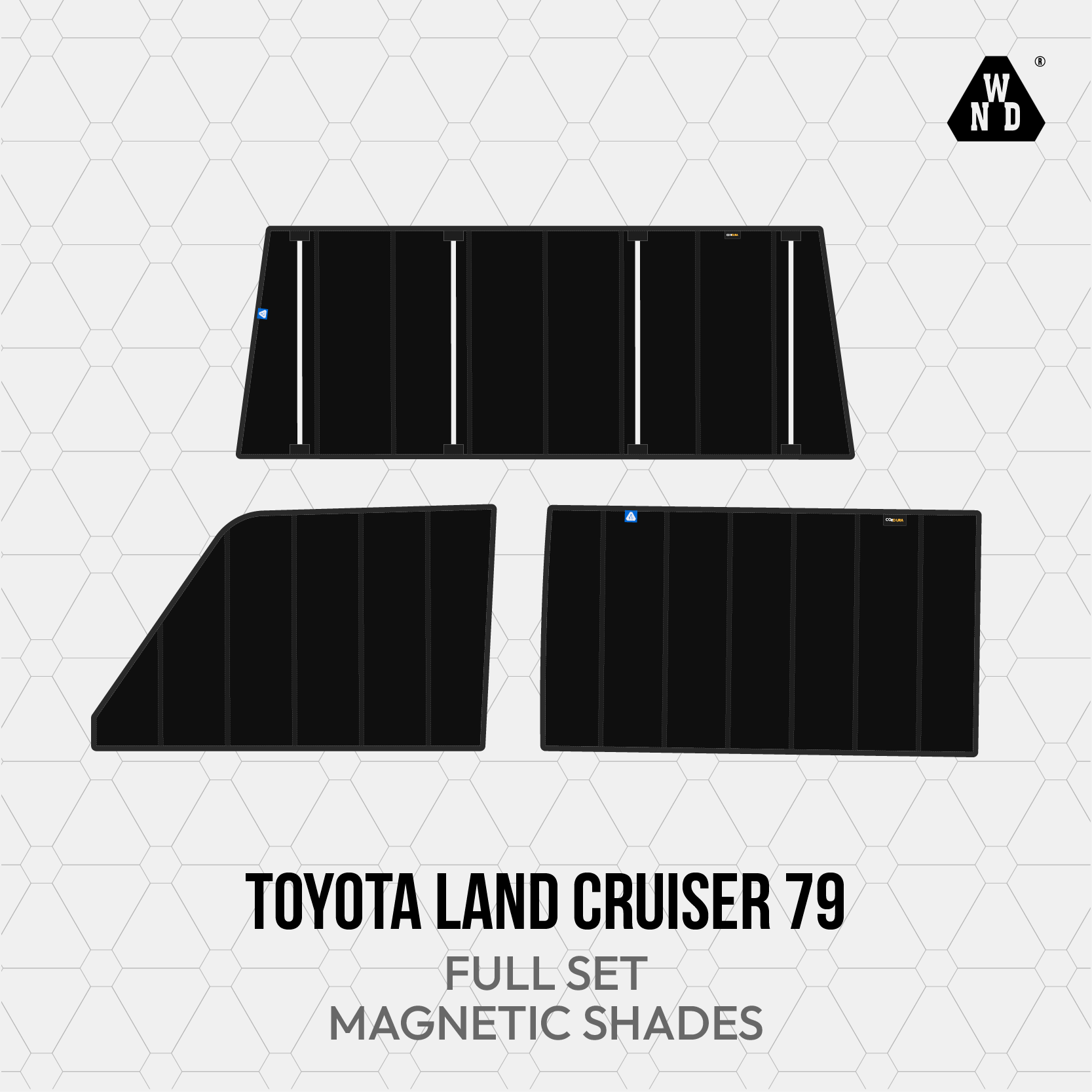 Toyota Land Cruiser LC79 Window Shades